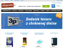 Tablet Screenshot of ofisprofis.sk